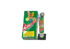 Crackling artillery shells